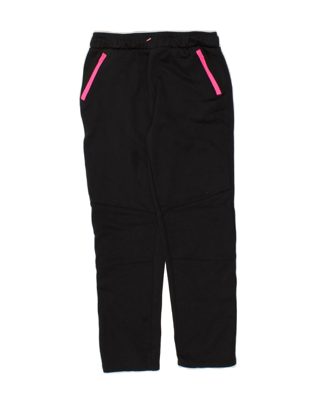 OSH KOSH Girls Tracksuit Trousers 10-11 Years Black Polyester Vintage Osh Kosh and Second-Hand Osh Kosh from Messina Hembry 