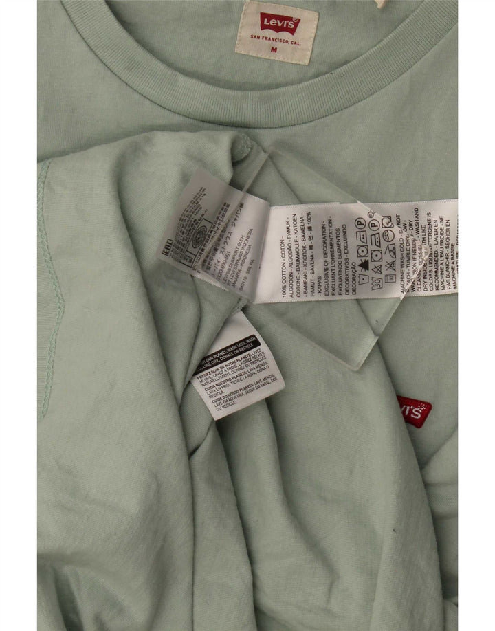 Tricou pentru bărbați Levi's Top din bumbac verde mediu