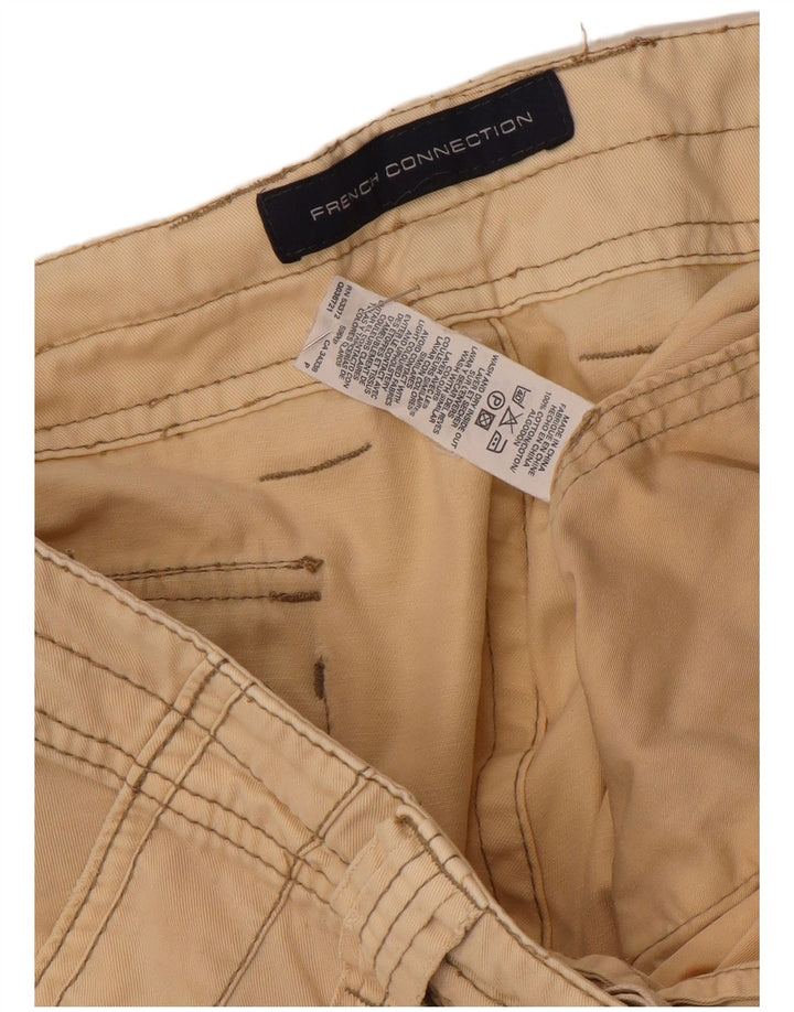 Pantaloni scurti cargo pentru bărbați French Connection W38 XL bumbac bej