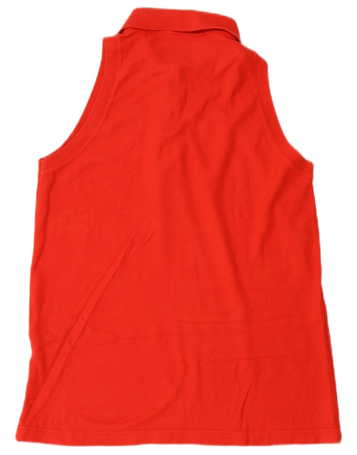 Tricou polo fără mâneci pentru femei FILA IT 46 mare bumbac roșu