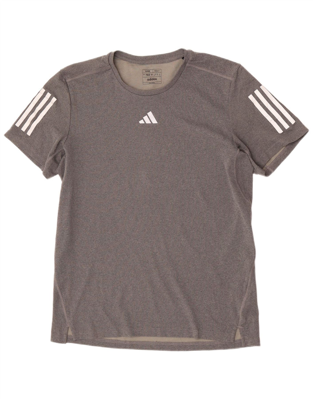 Tricou pentru bărbați Adidas Aeroready Regular Fit Top mare din poliester gri