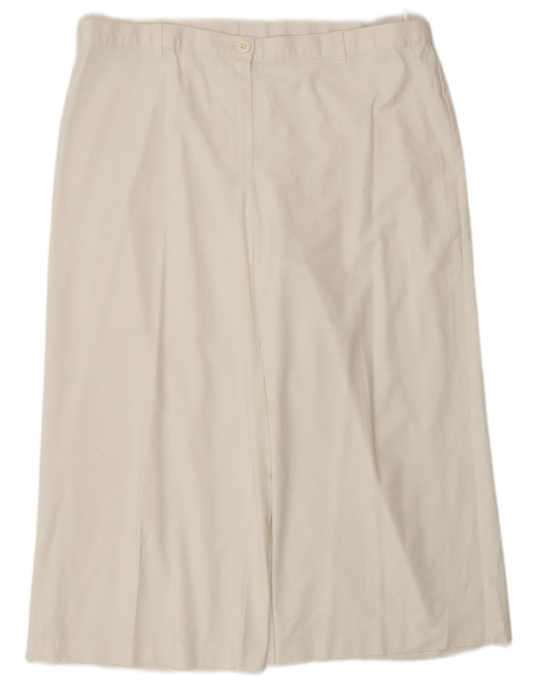 Pantaloni Capri cu talie înaltă pentru femei Marks & Spencer W38 L22 alb