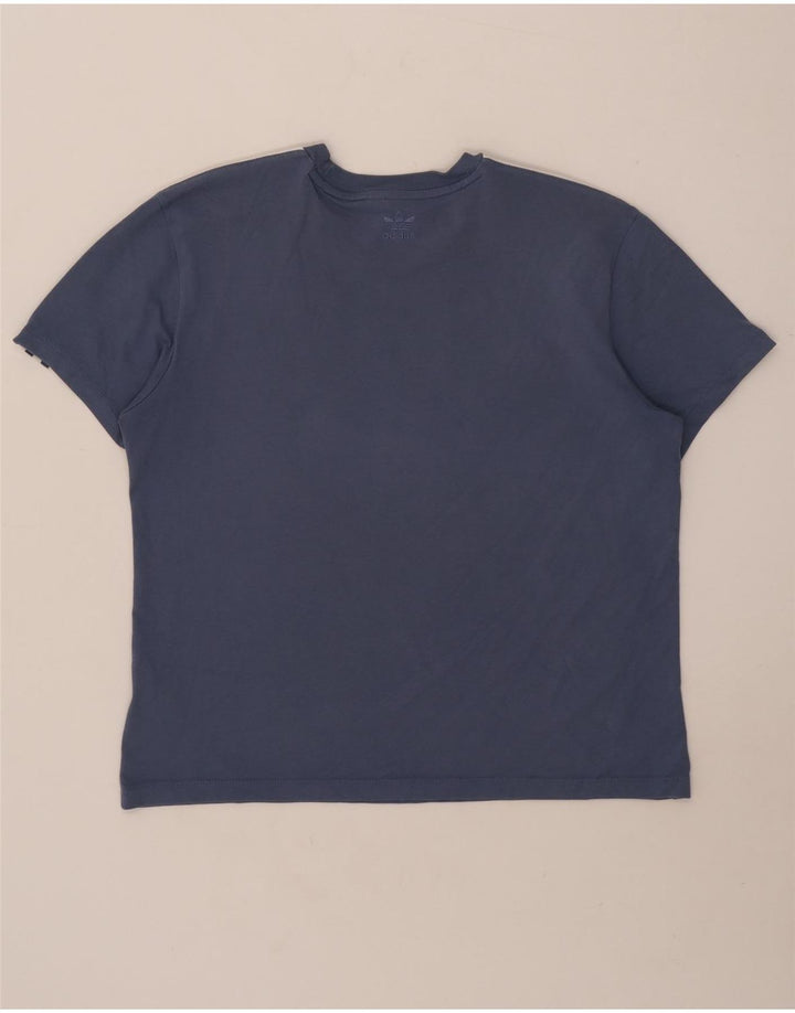 Tricou Adidas pentru femei Top UK 12 Medium Blue Bumbac