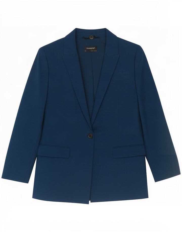 Jachetă pentru femei Marks & Spencer Autograph 1 Button Blazer UK 12 Medium Blue