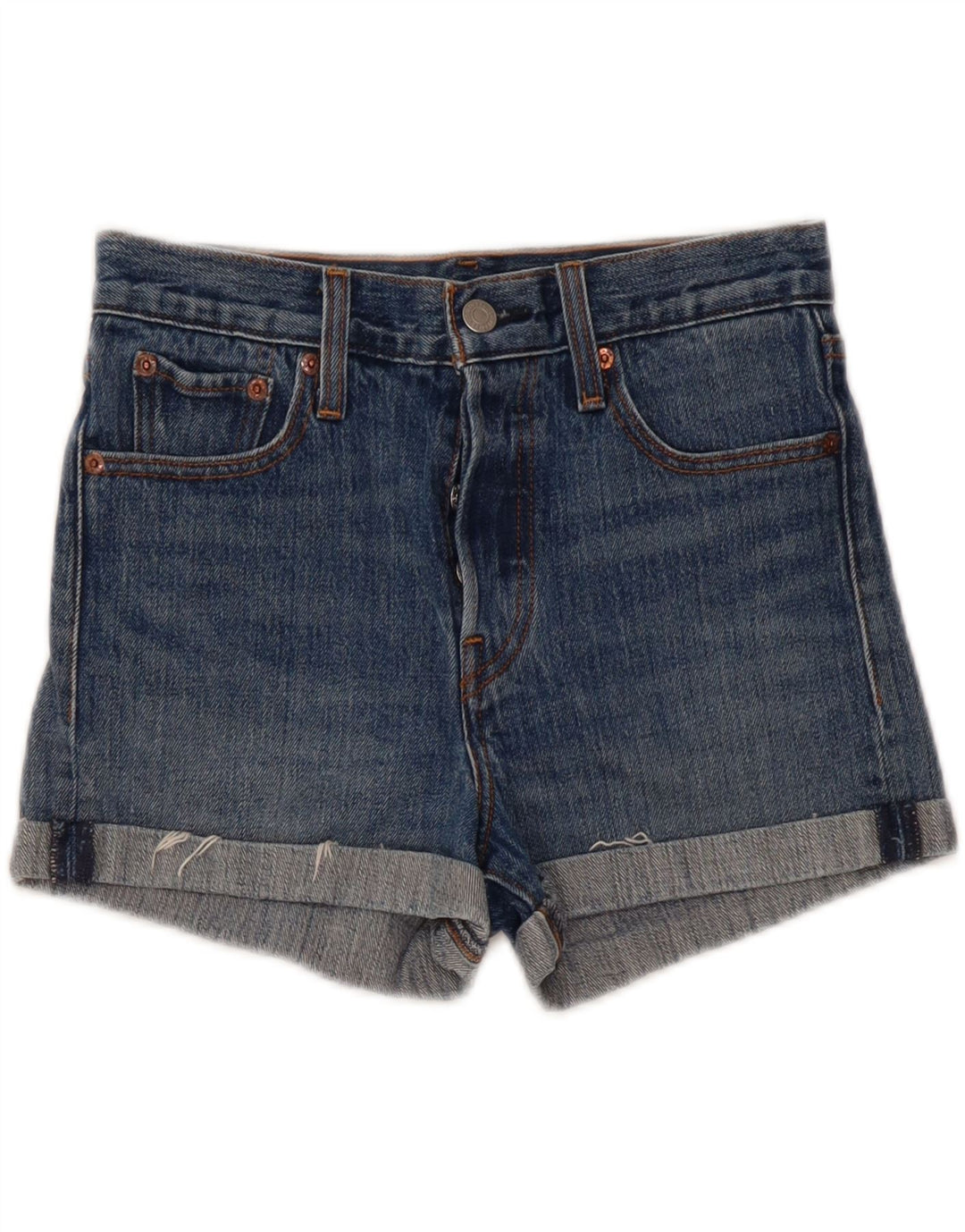 Pantaloni scurți din denim Levi's W26 Small Blue Bumbac