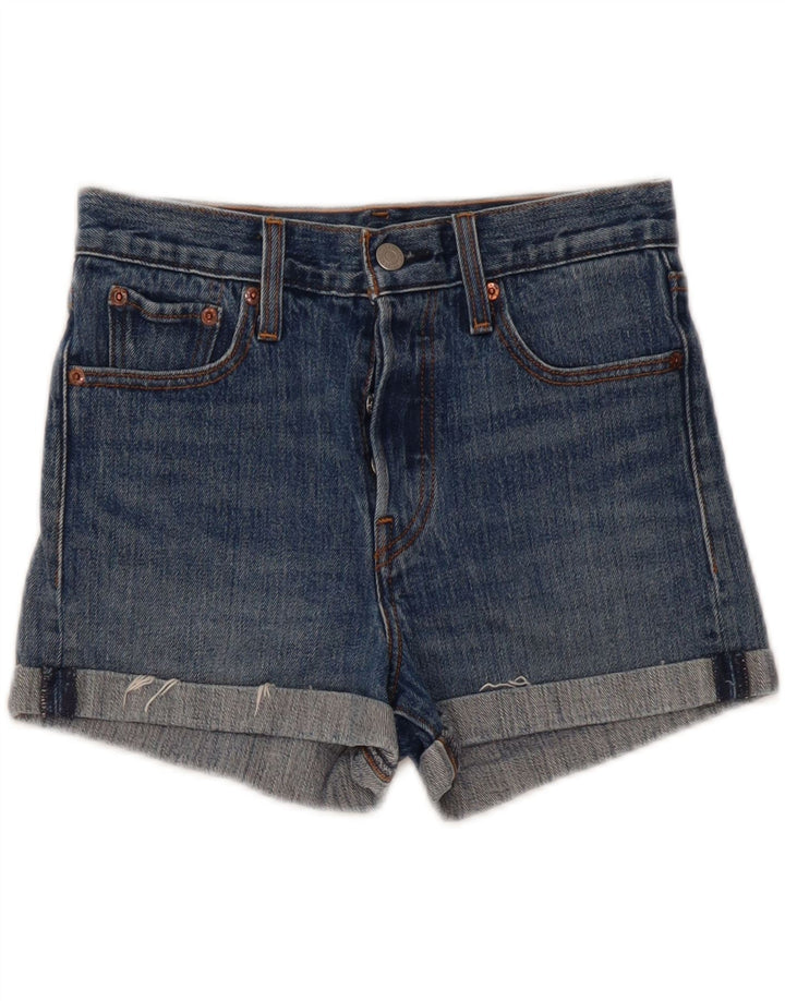 Pantaloni scurți din denim Levi's W26 Small Blue Bumbac