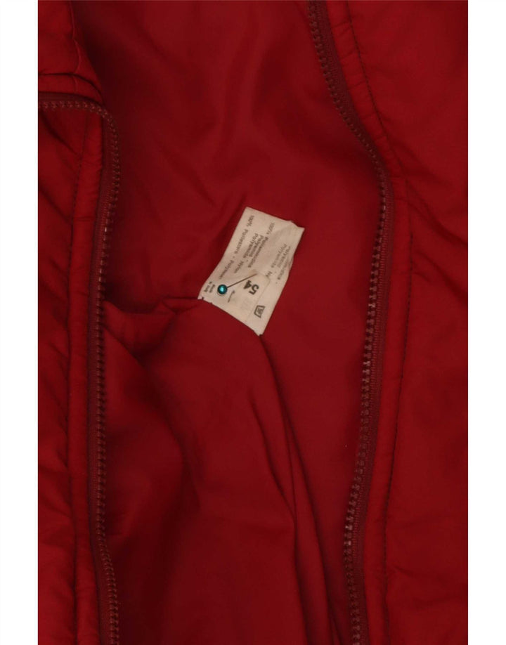 Jachetă căptușită pentru bărbați Brugi IT 54 2XL, roșu, poliamidă color bloc