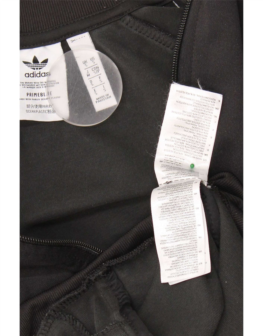 Trening pentru bărbați Adidas Top Jachetă Mic Negru Poliester