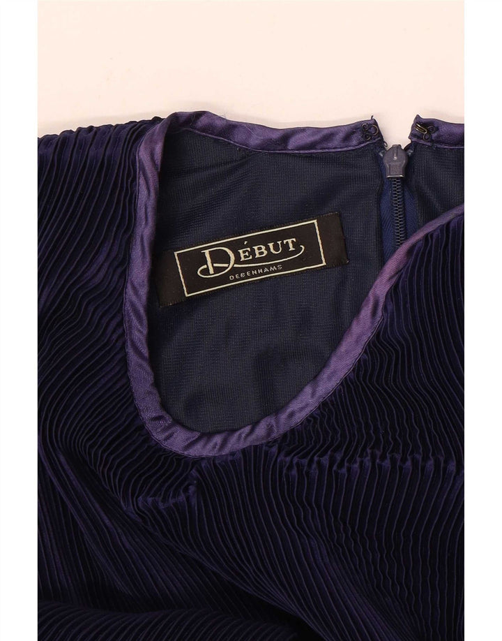 Rochie schimbătoare pentru femei cu mânecă lungă Debut UK 12 Medium Bleumarin Blue