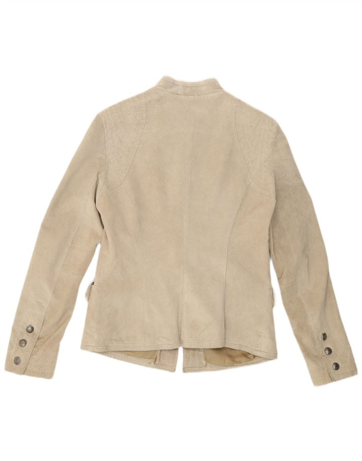 Jacheta de piele intoarsa pentru femei Conbipel IT 42 Medium Beige Piele