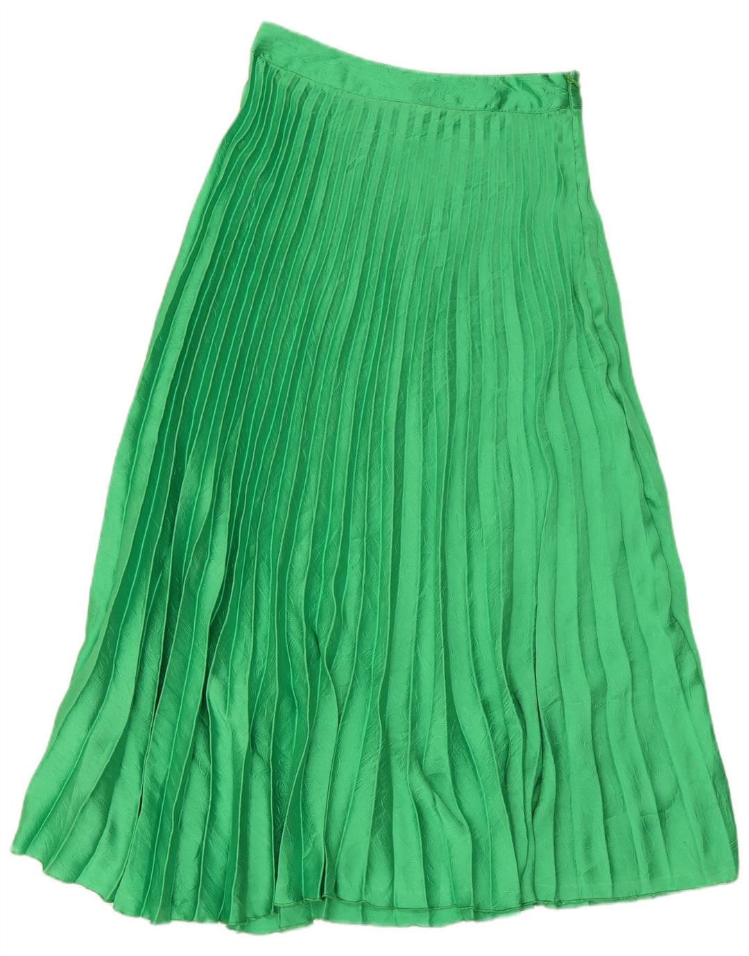 Fusta Maxi Pliată Femei Zara Mic W26 Verde