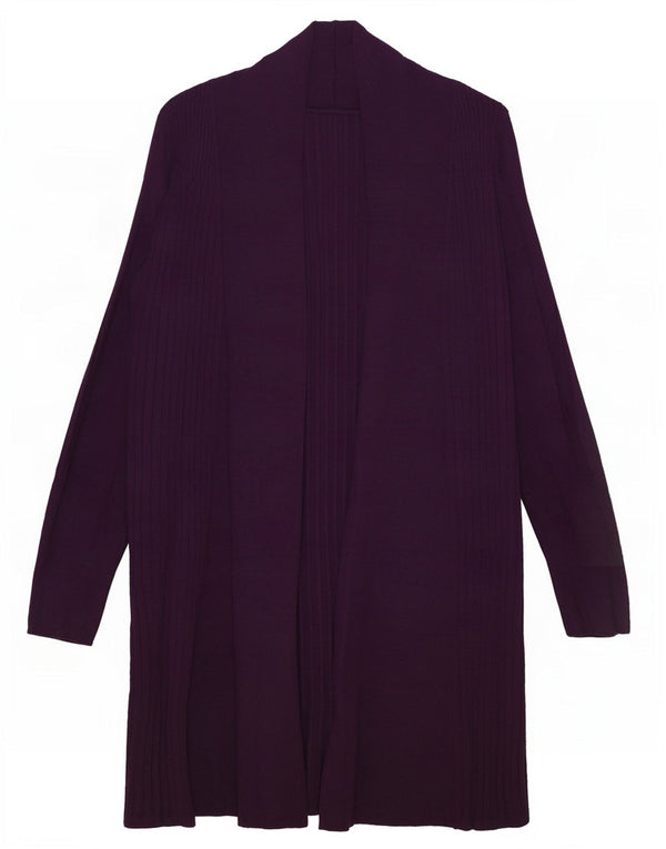 Pulover cardigan deschis pentru femei Marks & Spencer UK 16 mare violet