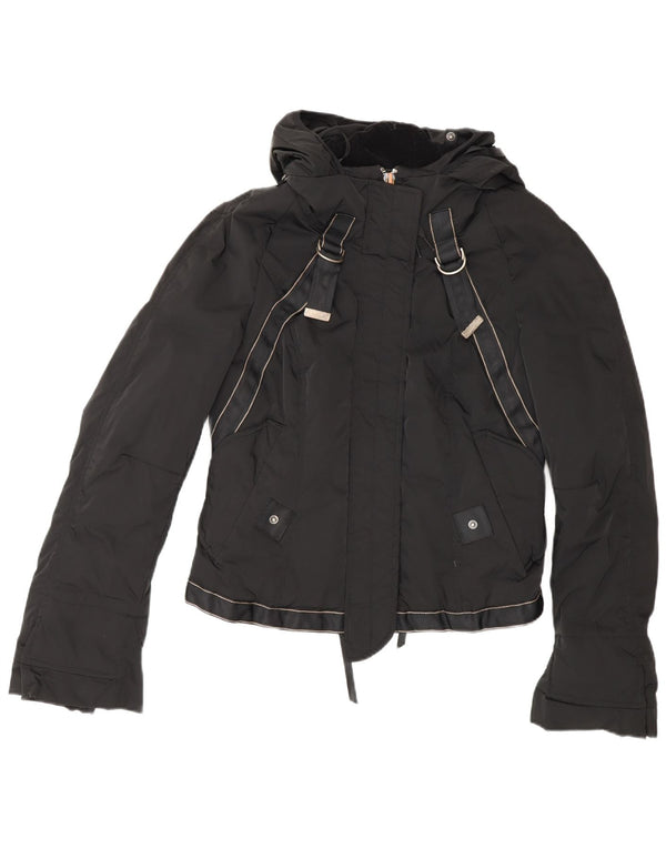 Jachetă căptușită cu glugă pentru femei Marithe Francois Girbaud IT 42 Medium Black