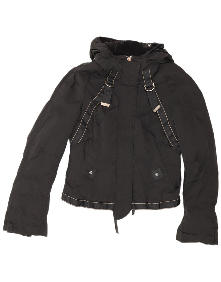 Jachetă căptușită cu glugă pentru femei Marithe Francois Girbaud IT 42 Medium Black