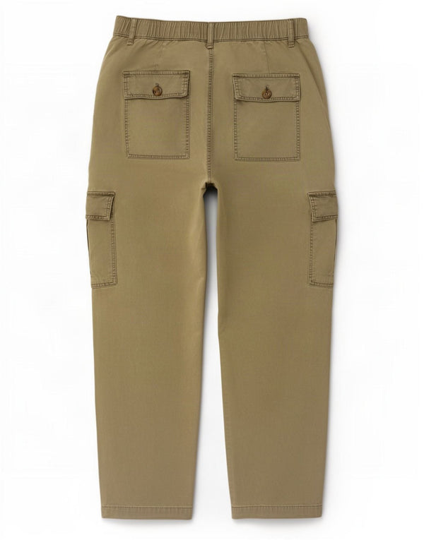 Marks & Spencer Joggeri pentru femei Pantaloni cargo UK 12 Medium W30 L26 Kaki