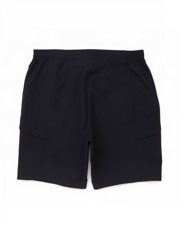 Asics Mens Casual Shorts XL W36 Navy Blue Polyester