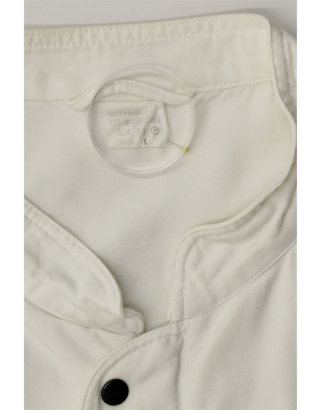 Jachetă vintage pentru bărbați, UK 40, mare, alb, din bumbac