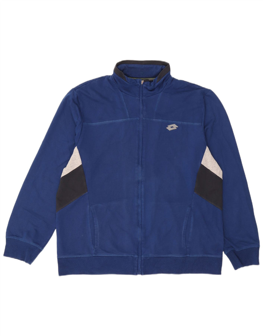 Jachetă de trening pentru bărbați Lotto XL, albastru, bloc de culoare