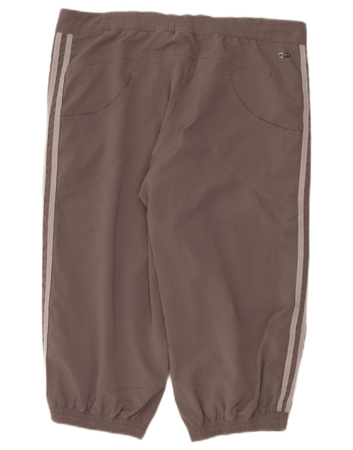 Pantaloni scurți sport Adidas Climalite Bermuda pentru femei UK 12 Gri mediu