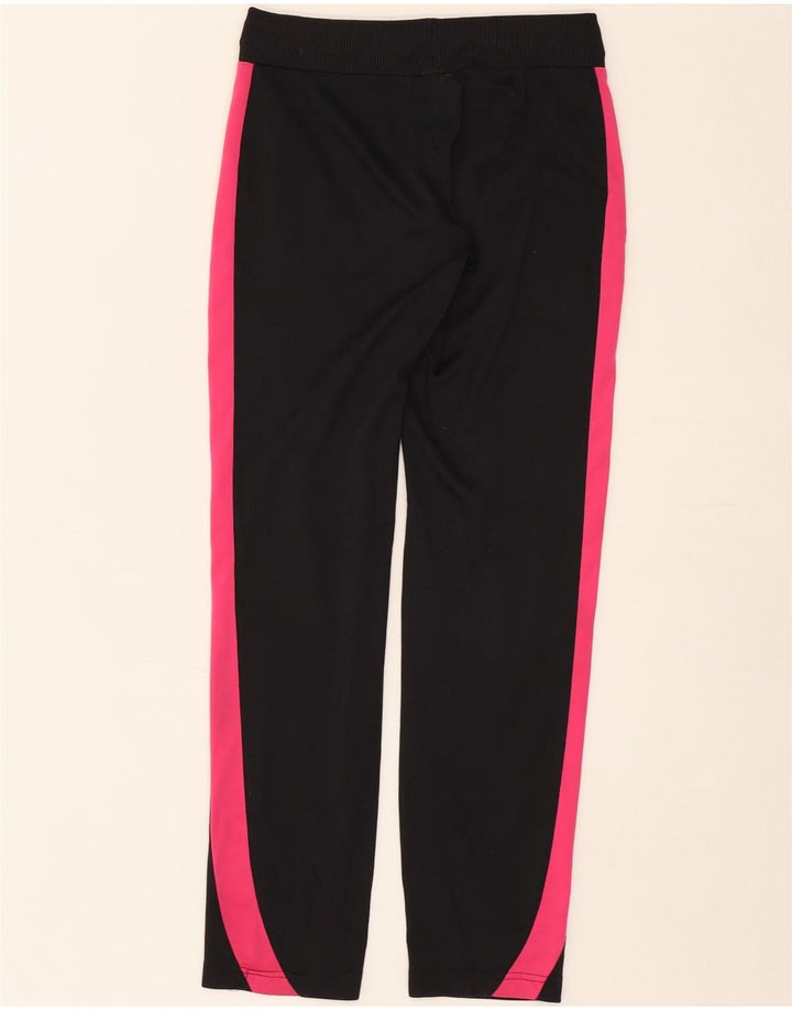 REEBOK Womens Tracksuit Trousers UK 6 XS Black Colourblock Polyester Vintage Reebok and Second-Hand Reebok from Messina Hembry 