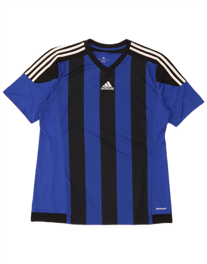 Tricou pentru bărbați Adidas Climacool Graphic Top XL Albastru Poliester color bloc