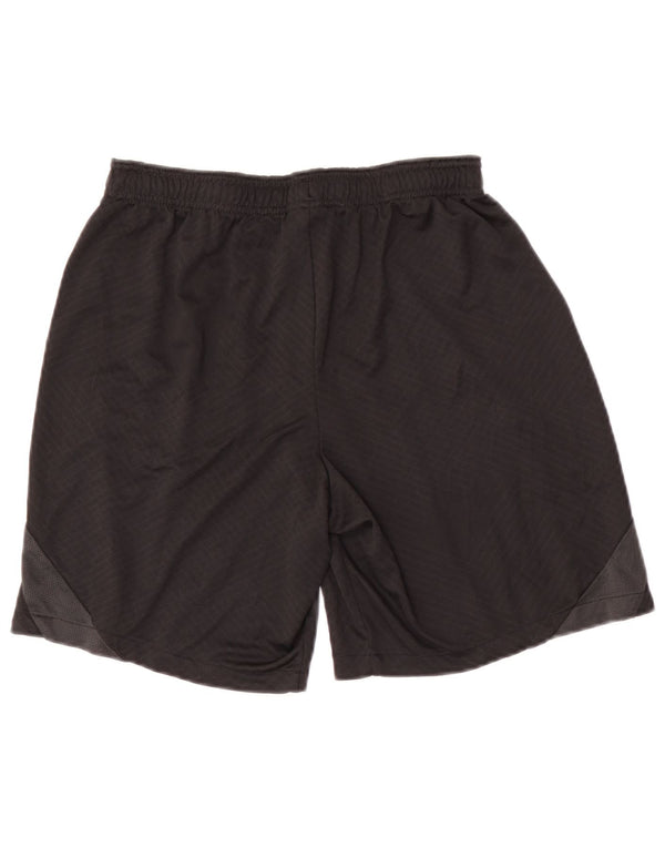 Pantaloni scurți sport subțiri Nike Dri Fit pentru bărbați, negru mediu, poliester color bloc