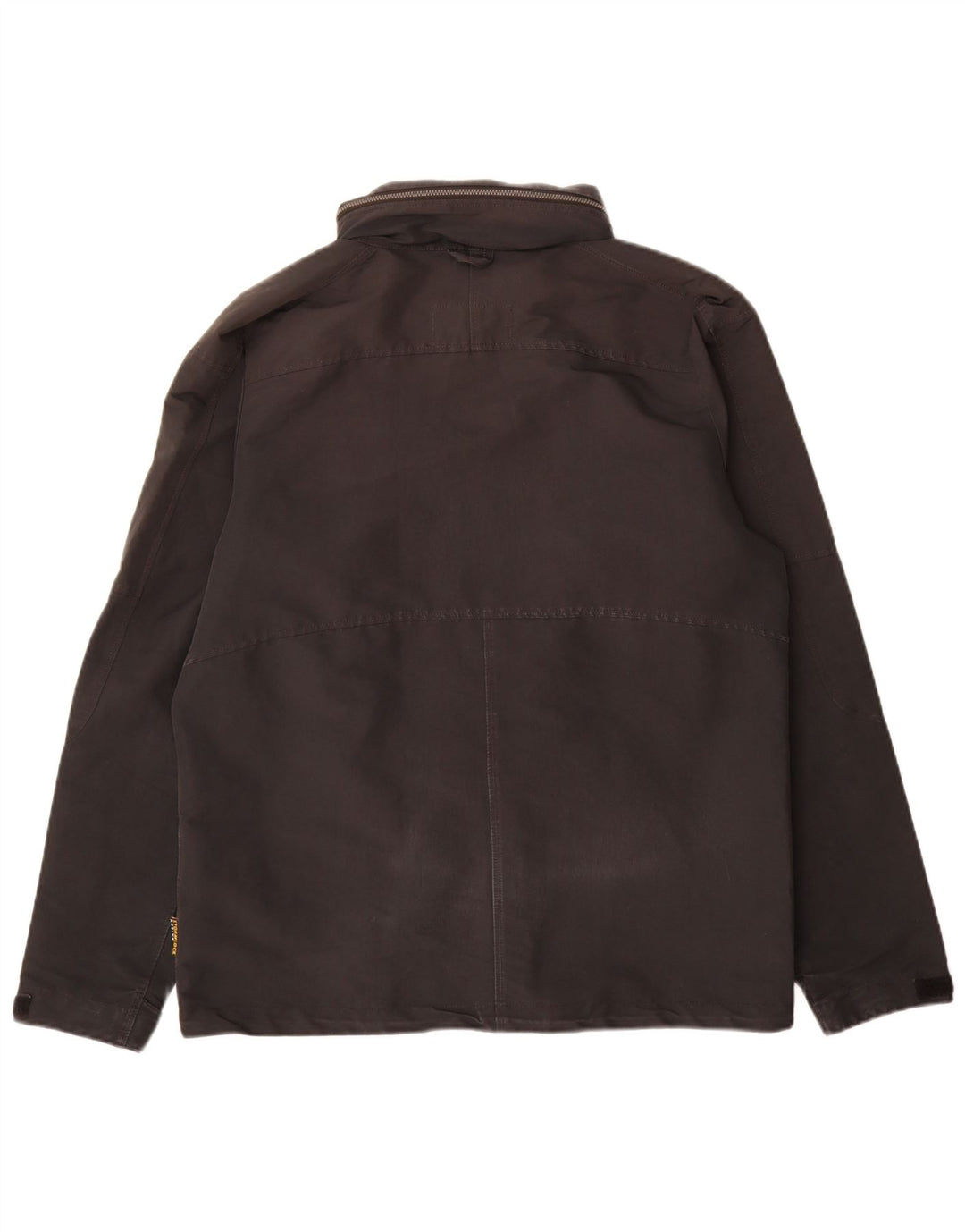 Jack Wolfskin Jachetă de ploaie cu glugă pentru bărbați UK 36/38 Poliester mediu negru