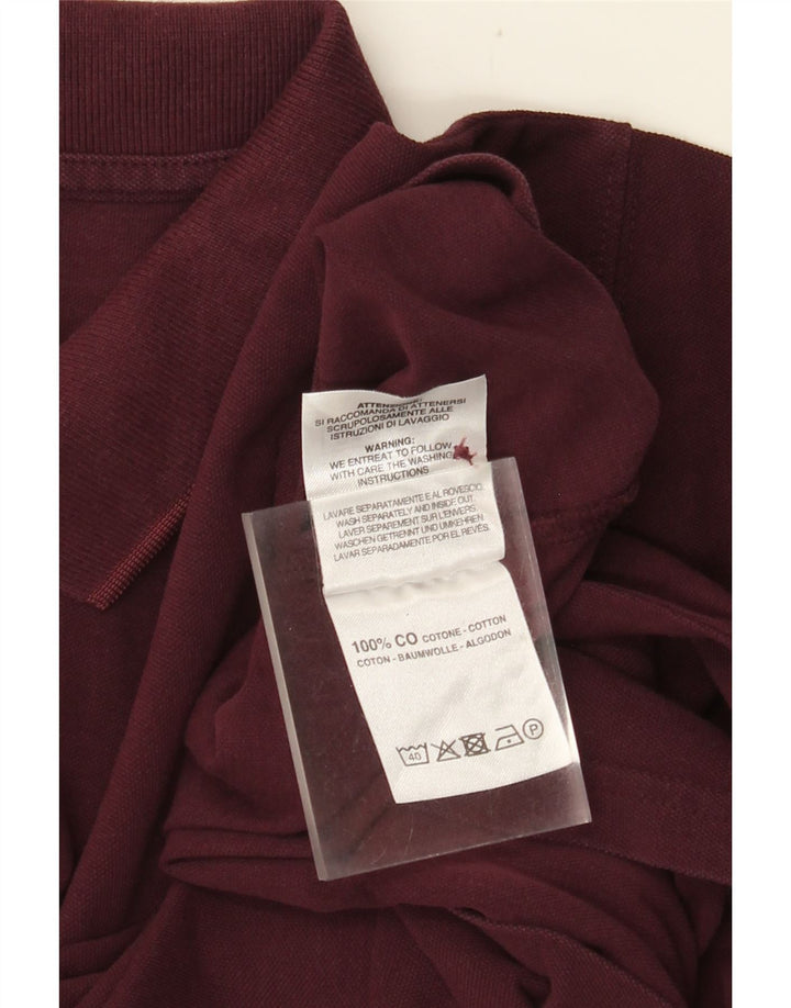 Cămașă polo obișnuită Carrera pentru bărbați 2XL bumbac burgundă