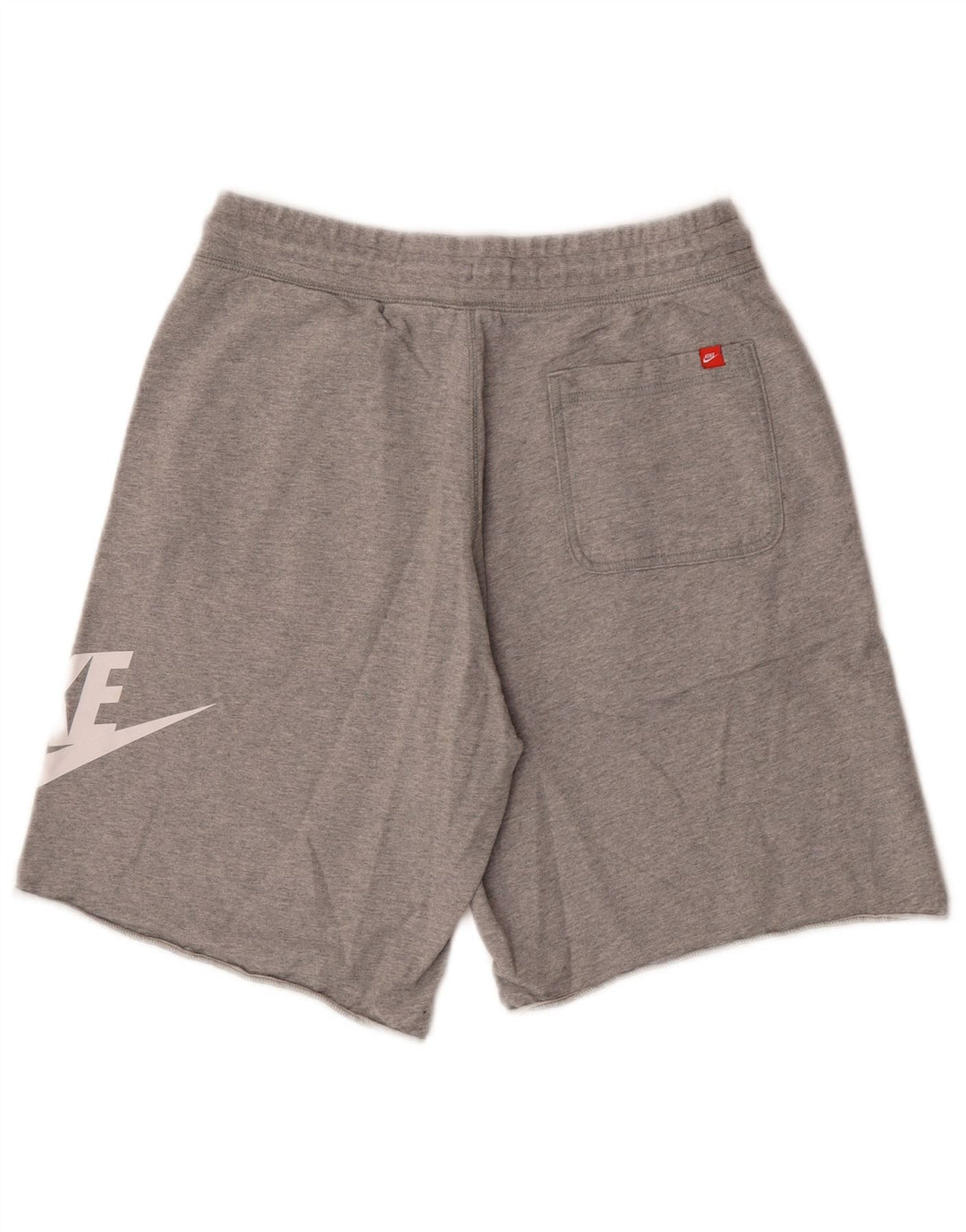 Pantaloni scurți sport grafic Nike pentru bărbați, mari, gri, bumbac