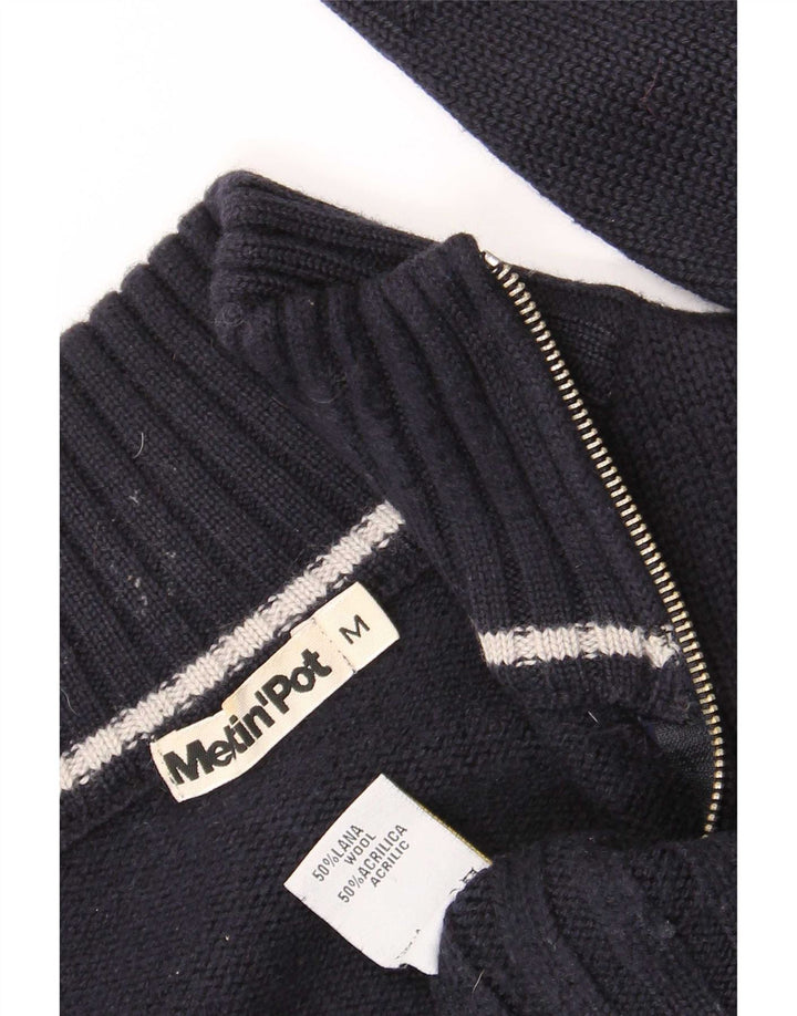 Pulover cardigan pentru femei Meltin' Pot UK 14 Mediu Lână bleumarin
