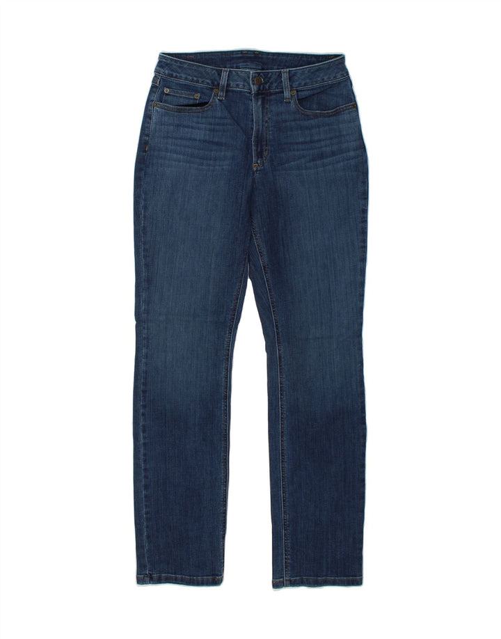 L.L.BEAN Womens Tall Slim Jeans US 10 Medium W28 L32 Blue Cotton Vintage L.L.Bean and Second-Hand L.L.Bean from Messina Hembry 