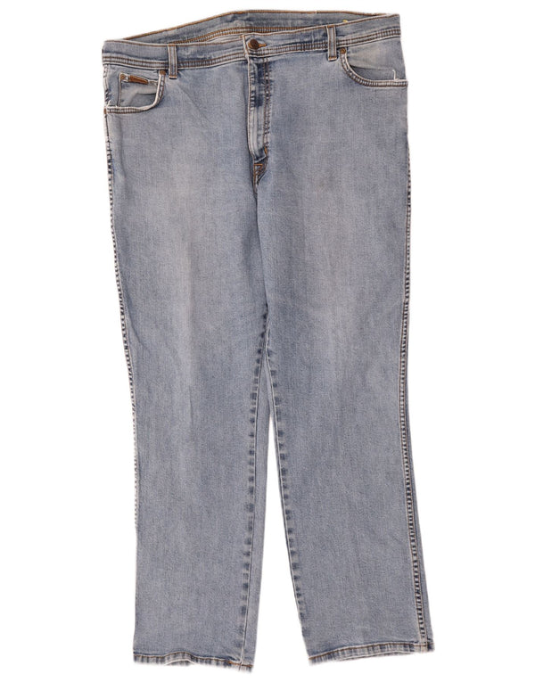 Blugi drepti Wrangler Texas Stretch pentru bărbați W40 L30 Bumbac albastru