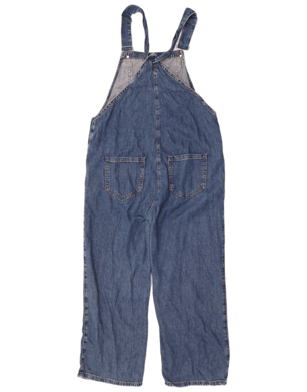 Zara Womens Dungarees Jeans Large W30 L25 Blue Cotton