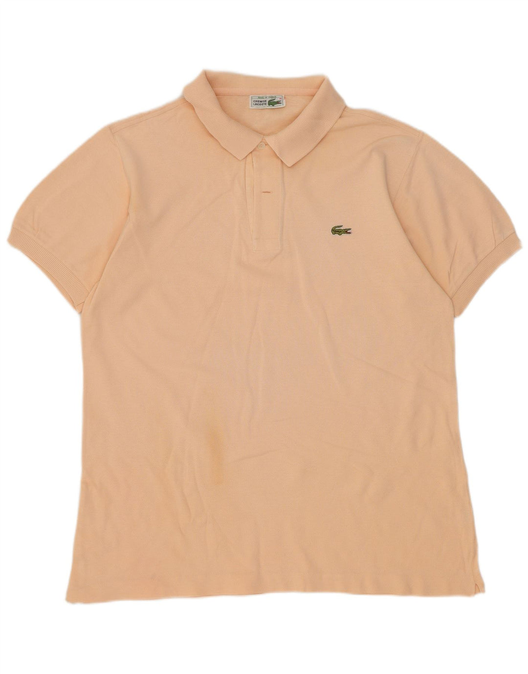 Tricou polo Lacoste pentru bărbați, bumbac portocaliu mare
