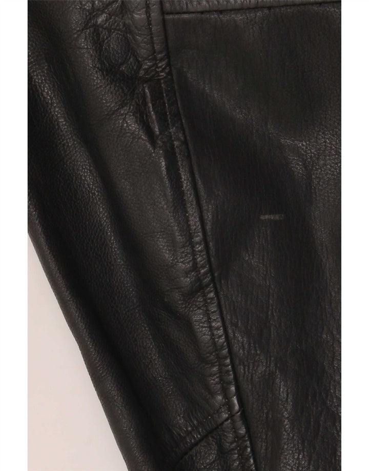 Alan Gordon Bomber din piele pentru bărbați UK 38 Medium Black