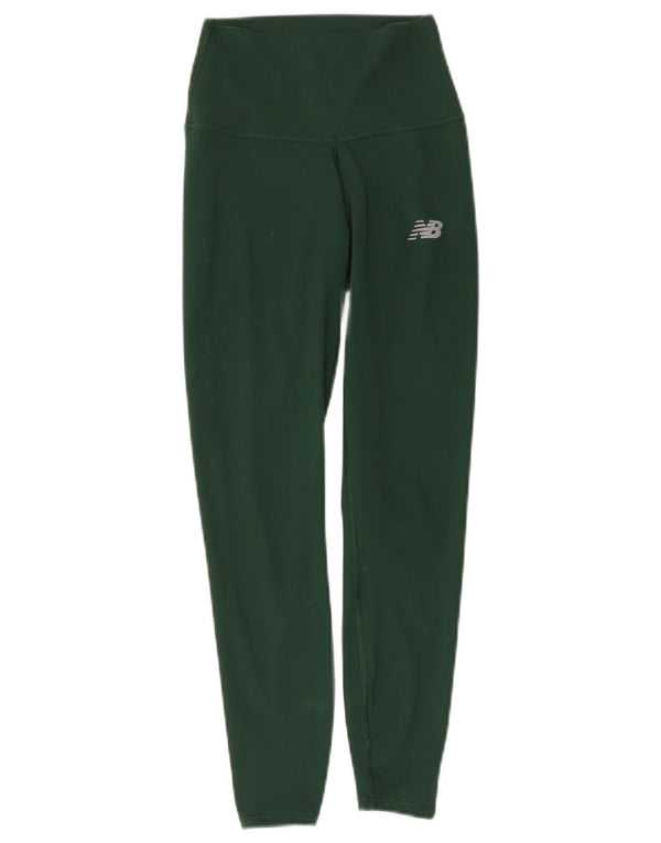 Leggings pentru femei New Balance UK 4 XS verde