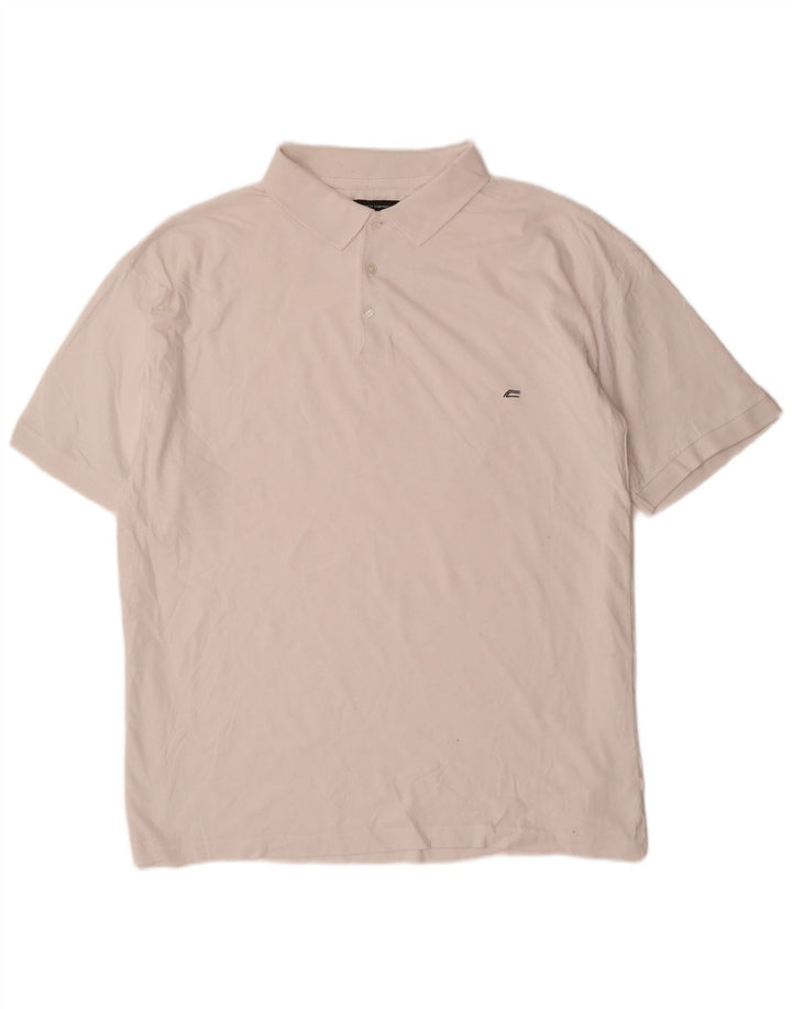 Tricou polo pentru bărbați French Connection 2XL, bumbac alb
