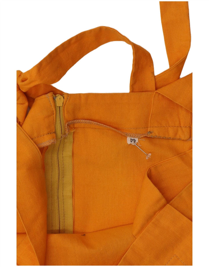 Rochie de soare vintage fără mâneci pentru femei IT 44 portocaliu mediu