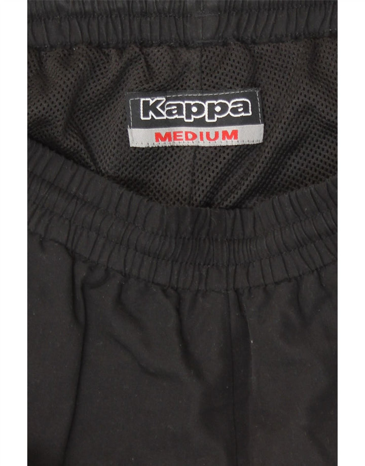 Pantaloni de trening pentru bărbați Kappa, poliester mediu negru