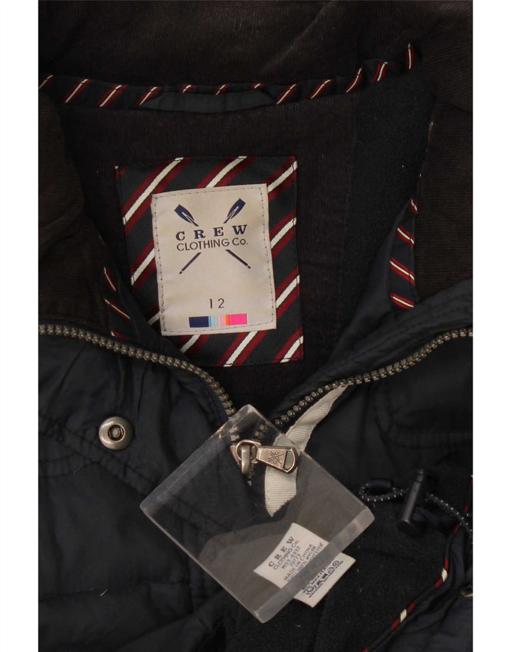 Crew Clothing Gilet căptușit pentru femei UK 12 Medium Bleumarin Poliester