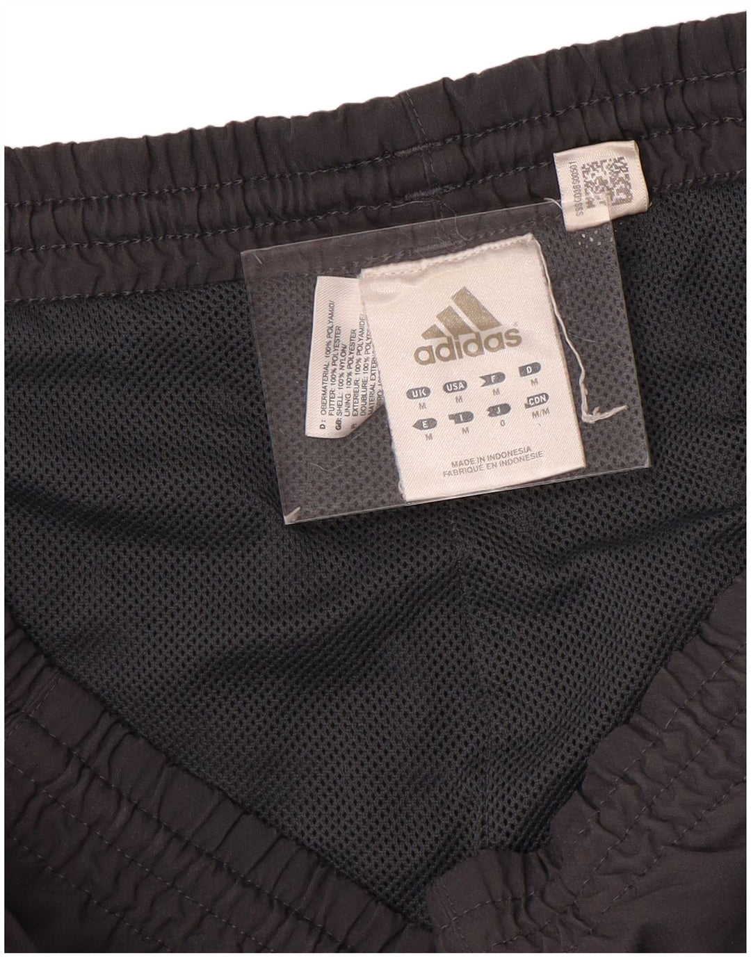 Pantaloni de trening pentru bărbați Adidas, gri mediu din poliamidă