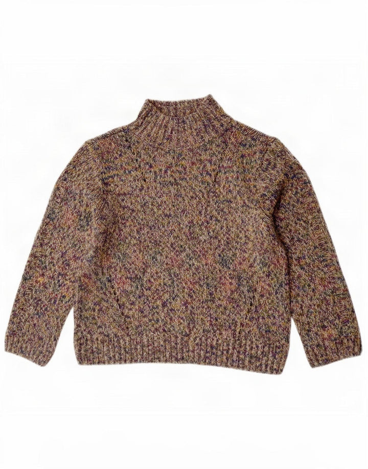 Fat Face Pulover cu gât țestoasă pentru femei UK 14 Large Multicolor