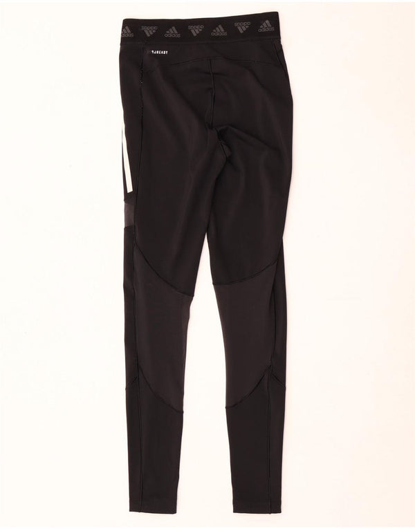 Leggings Adidas Aeroready Graphic pentru femei UK 8/10 Small Black