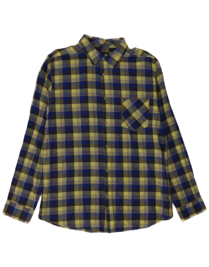 Cămașă pentru bărbați Gap Slim Fit XL, bumbac cu carouri multicolore
