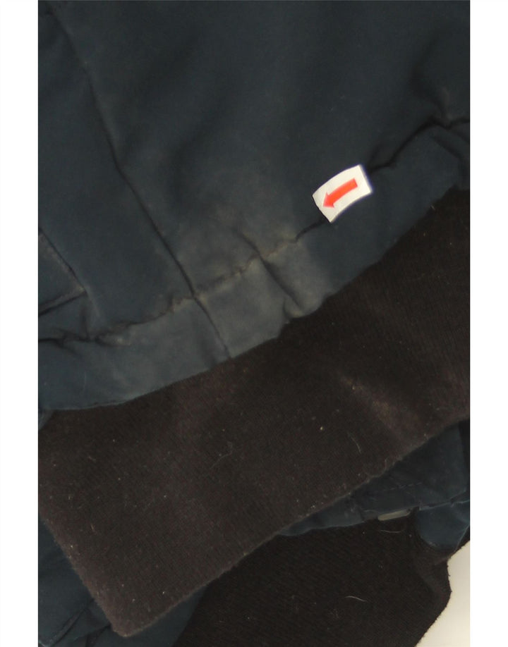 Jachetă căptușită cu glugă supradimensionată Superdry pentru femei UK 8 Small Bleumarin