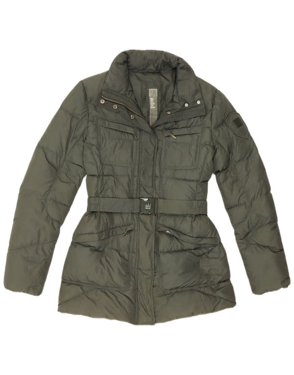 ADD Jachetă căptușită pentru femei UK 12 Medium Khaki Poliamidă