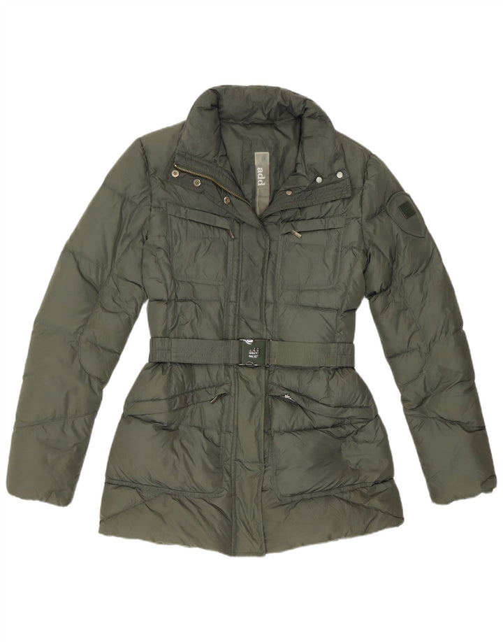 ADD Jachetă căptușită pentru femei UK 12 Medium Khaki Poliamidă