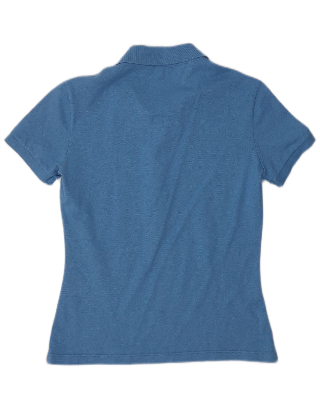 Tricou polo Lacoste pentru femei, mărimea 40, bumbac albastru mediu