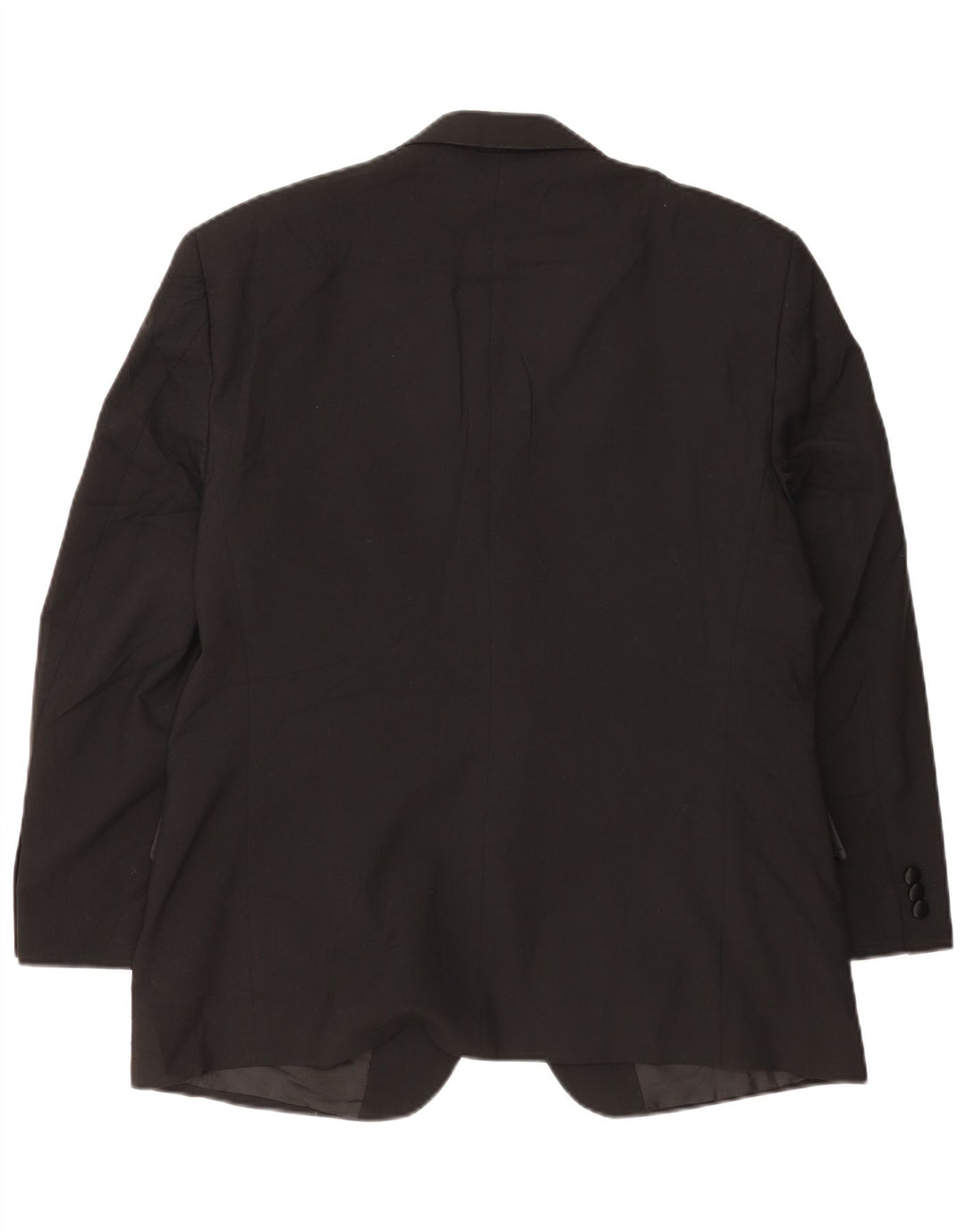 Jachetă pentru bărbați Marks & Spencer, scurtă, cu 2 nasturi, UK 42 XL, poliester negru