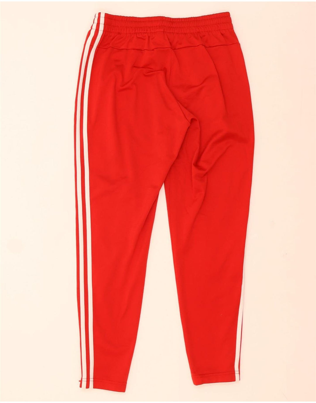Pantaloni de trening Adidas pentru femei UK 8/10 Poliester roșu mic